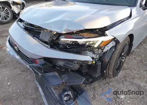 2024 Honda Civic Sport из США, поврежденный, VIN 2HGFE2F54RH580387